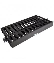 Кабельный организатор 1U двухсторонний. Panduit