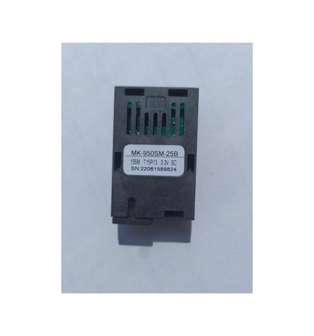 Оптичний модуль MK-950SM-25B одноволоконний, для ремонтної плати медіаконвертера Tx - Rx(43030), під паяння, 155M Tx1550 - Rx131