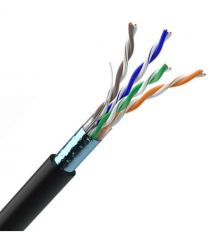 Кабель OK-Net КППЕ-ВП (100) FTP кат.5е, 4х2х0.51 бухта 305м (FTP мідь зовнішній)