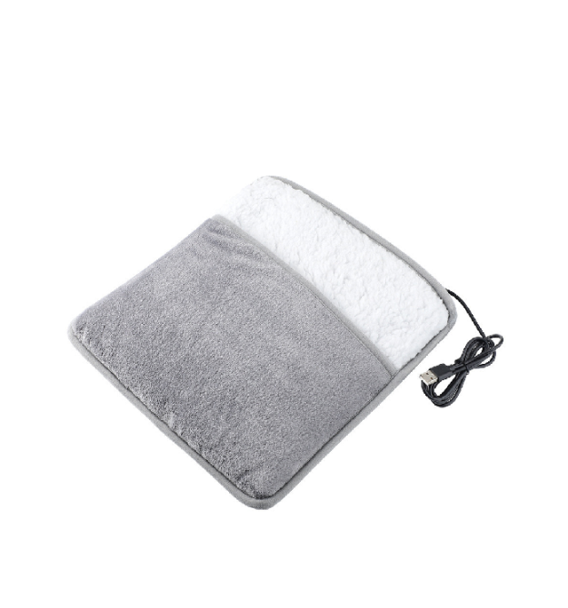 Грелка мультифункціональна AAD-5353 USB, тканина з ворсом, постійна температура, сірий