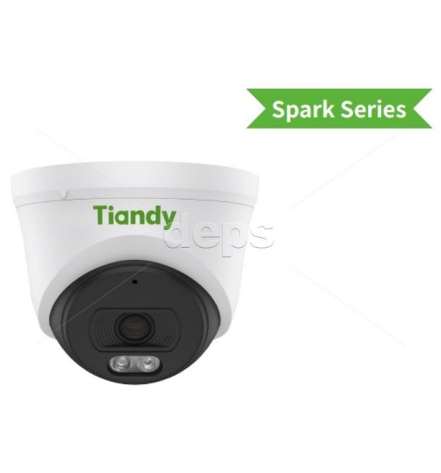 Turret IP-камера Tiandy TC-C34XN Spec:I3-E-Y-2.8mm-V5.0 (4МП ∠92.8° F-1.6 | DWDR | MIC | IR до 30 м)