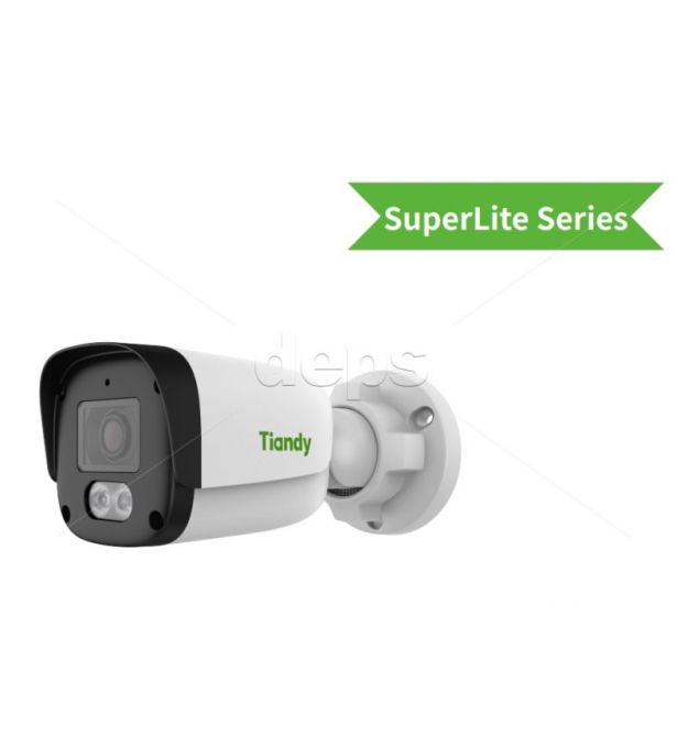 Циліндрична Color Maker IP-камера Tiandy TC-C34QN Spec:I5W-E-Y-2.8mm-V4.2 (4МП ∠100° F-1.6 | TWDR | MIC | Full Color-IR до 50м)