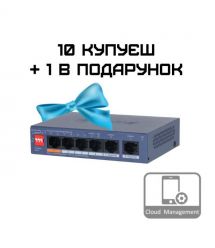 Коммутатор 4 порта управляемый Dahua DH-CS4006-4ET2GT-60 PoE