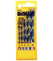 DeWALT set of wood drills Extreme Impact, 5 pcs, 4-10mm, case