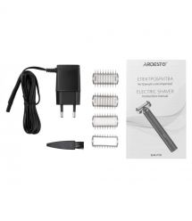ARDESTO Бритва електр. One blade, Li-Ion, сух.+влажн., триммер, 4 насадки, сталь, черный