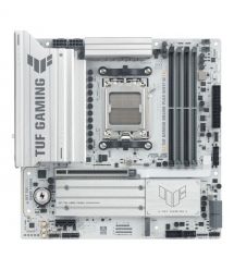 ASUS Материнcька плата TUF GAMING B850M-PLUS WIFI7 W sAM5 B850 4xDDR5 M.2 HDMI DP Wi-Fi BT mATX білий