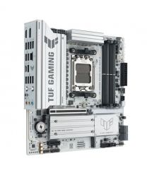 ASUS Материнcька плата TUF GAMING B850M-PLUS WIFI7 W sAM5 B850 4xDDR5 M.2 HDMI DP Wi-Fi BT mATX білий
