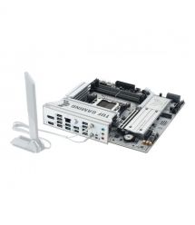 ASUS Материнcька плата TUF GAMING B850M-PLUS WIFI7 W sAM5 B850 4xDDR5 M.2 HDMI DP Wi-Fi BT mATX білий