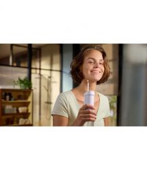 Philips Ирригатор Philips Sonicare Compact Flosser 1000, чаша 200 мл, складной , фиолетовый