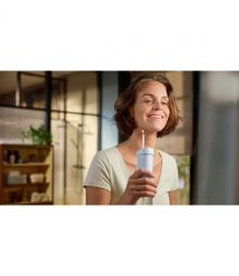 Philips Ирригатор Philips Sonicare Compact Flosser 1000, чаша 200 мл, складной, голубой