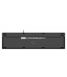 HP Клавиатура мембранная НР 320K, 109key, USB-A, EN/UK, чорний