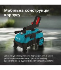 Könner & Söhnen Мойка высокого давления Konner&Sohnen KS 1600Вт 90-130бар 312л/ч шланг 7м 6.1кг