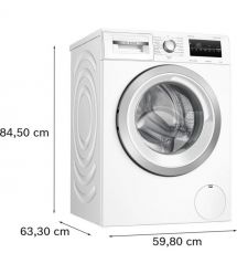 Bosch Стиральная машина Bosch фронтальная, 8кг, 1200, A, 59см, дисплей, белый