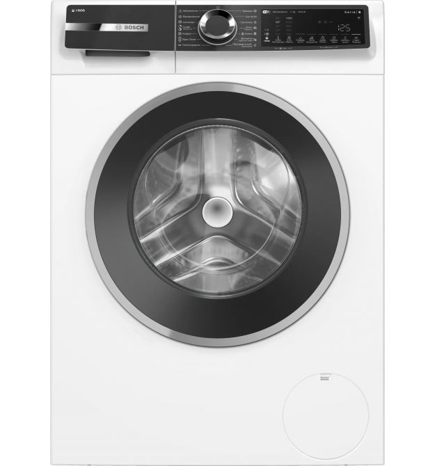 Bosch Стиральная машина Bosch фронтальная, 11кг, 1400, A, 59см, дисплей, i-DOS, белый