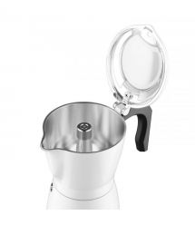 ARDESTO Кофеварка электрическая гейзерная 0.3л, молотый, белый