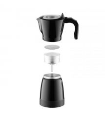 ARDESTO Кофеварка электрическая гейзерная 0.3л, молотый, черный