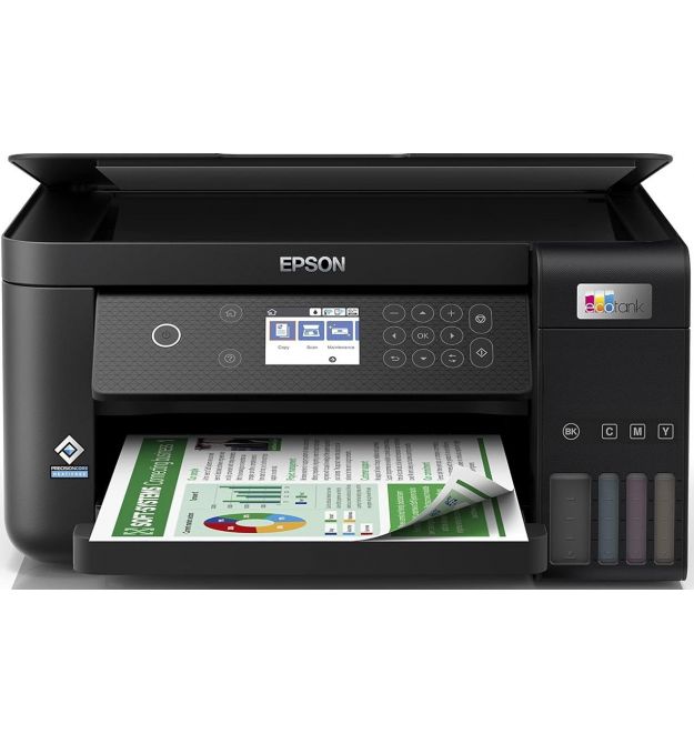 Epson БФП ink color A4 Epson EcoTank L6260 33_20 ppm Duplex USB Ethernet Wi-Fi 4 inks Black Pigment