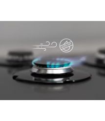 Electrolux Варильна поверхня Electrolux газова, 90см, чавун, чорний