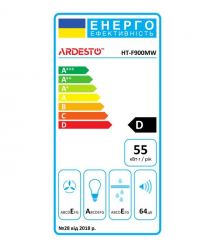 ARDESTO Вытяжка телескопическая, 60см, 700м3ч, белый