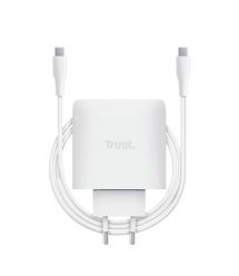 Trust Desktop Charger Maxo 65Вт, GaN, USB-C PD/PPS, білий