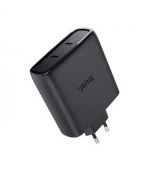 Trust Desktop Charger Maxo 100Вт, GaN, 2xUSB-C ,PD/PPS, чорний