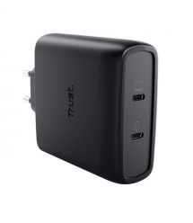 Trust Desktop Charger Maxo 100Вт, GaN, 2xUSB-C ,PD/PPS, чорний