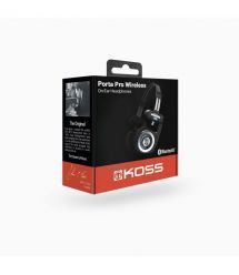 Koss Porta Pro On-Ear Headphones, BT 5.2, Wireless, Mic, Black