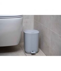 ARDESTO Ведро для мусора Vigor с педалью, 3л, полипропилен, серый