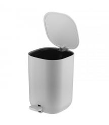 ARDESTO Ведро для мусора Vigor с педалью, 3л, полипропилен, серый