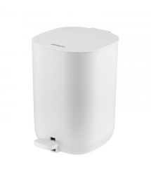 ARDESTO Ведро для мусора Vigor с педалью, 3л, полипропилен, белый