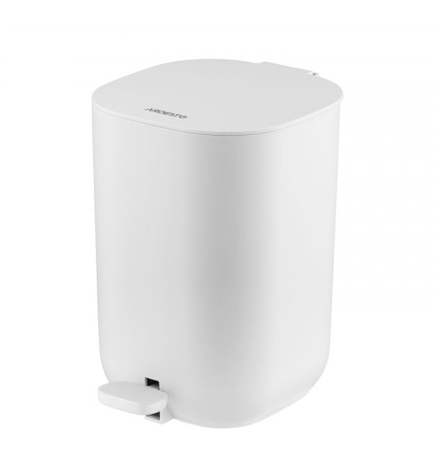 ARDESTO Ведро для мусора Vigor с педалью, 3л, полипропилен, белый