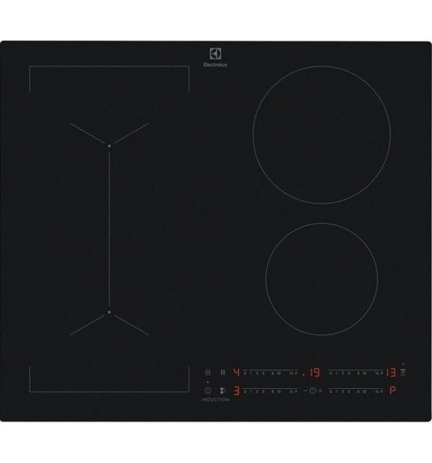 Electrolux Варильна поверхня Electrolux індукційна, 60см, розширена зона, Hob2Hood, чорний матовий