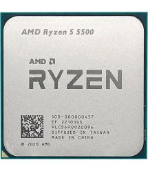 AMD CPU Ryzen 5 5500 6C/12T 3.6/4.2GHz Boost 16Mb AM4 65W w/o cooler TRAY