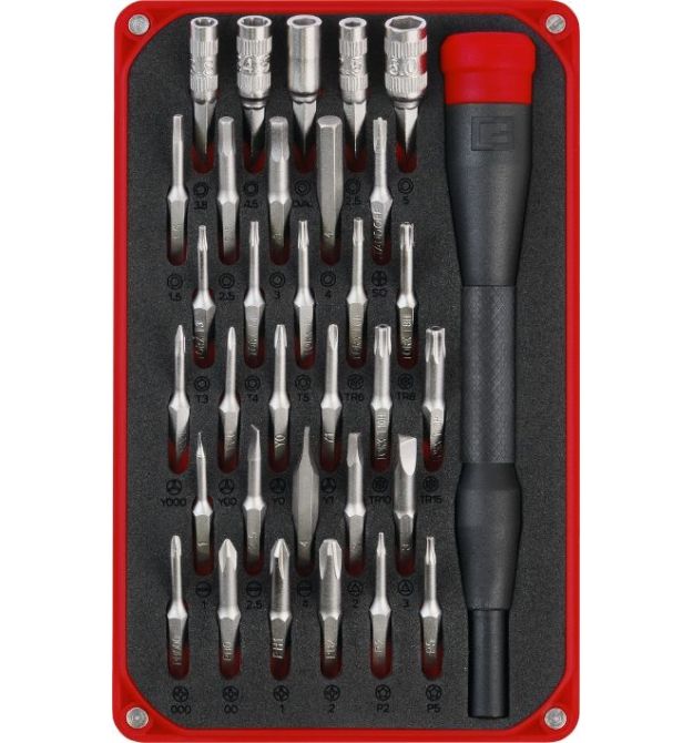 Einhell Биты Einhell, набор 33шт, HEX, PH, RIBE, SL, Spline, Torx, 28мм, кейс