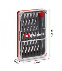 Einhell Биты Einhell, набор 33шт, HEX, PH, RIBE, SL, Spline, Torx, 28мм, кейс