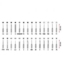 Einhell Биты Einhell, набор 33шт, HEX, PH, RIBE, SL, Spline, Torx, 28мм, кейс