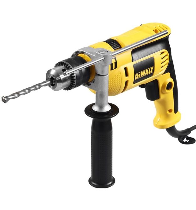 DeWALT impact drill 701W 0-2800 rpm 5.2 Nm 47600 bpm chuck 13 mm 1.6 kg