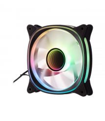 2E Gaming Case Fan Air Cool X Fan ACF120XB-ARGB, 120mm, 1200rpm, 3pin, 3pin +5VARGB, 20,4dBa, black