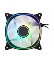 2E Gaming Case Fan Air Cool X Fan ACF120XB-ARGB, 120mm, 1200rpm, 3pin, 3pin +5VARGB, 20,4dBa, black