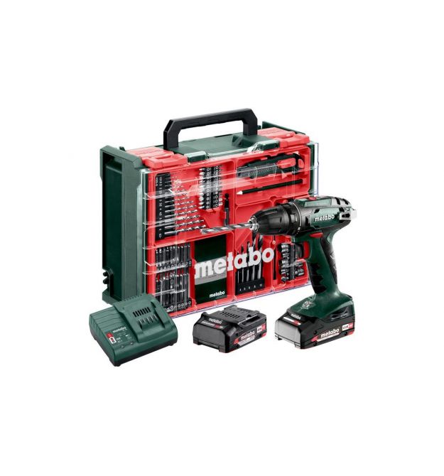 Metabo Шурупокрут-дриль акумуляторний Metabo BS 18 Set 18В 2х2А·год 24·48Нм 0-450·0-1600об·хв 1.3кг