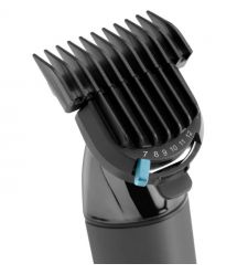 BaByliss haircut kit Super-X Metal Black Edition for mustache, beard, battery, nozzles-2, steel, case, black