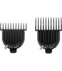 BaByliss haircut kit Super-X Metal Black Edition for mustache, beard, battery, nozzles-2, steel, case, black