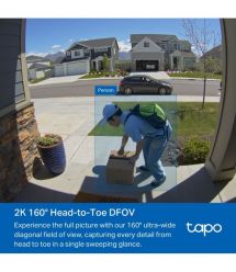 TP-Link Tapo Smart Battery Video Doorbell Tapo D210