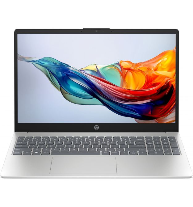 HP Ноутбук HP 15-fc0175ua 15.6" FHD IPS AG, AMD R5-5625U, 16GB, F512GB, UMA, DOS, сріблястий