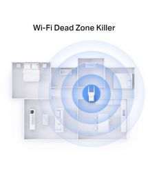 TP-Link WiFi Range Extender RE705X AX3000, 1хGE, MESH