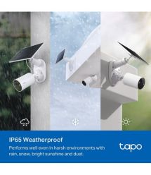 TP-Link Smart Wire-Free Security Camera and Solar Panel TAPO C410 KIT