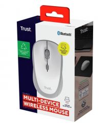 Trust Миша Trust Yvi+ Compact Multi-Device, WL/BT/USB-A, білий