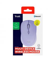 Trust Миша Trust Yvi+ Compact Multi-Device, WL/BT/USB-A, фіолетовий