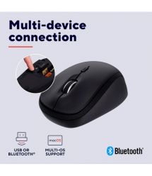 Trust Миша Trust Yvi+ Compact Multi-Device, WL/BT/USB-A, чорний