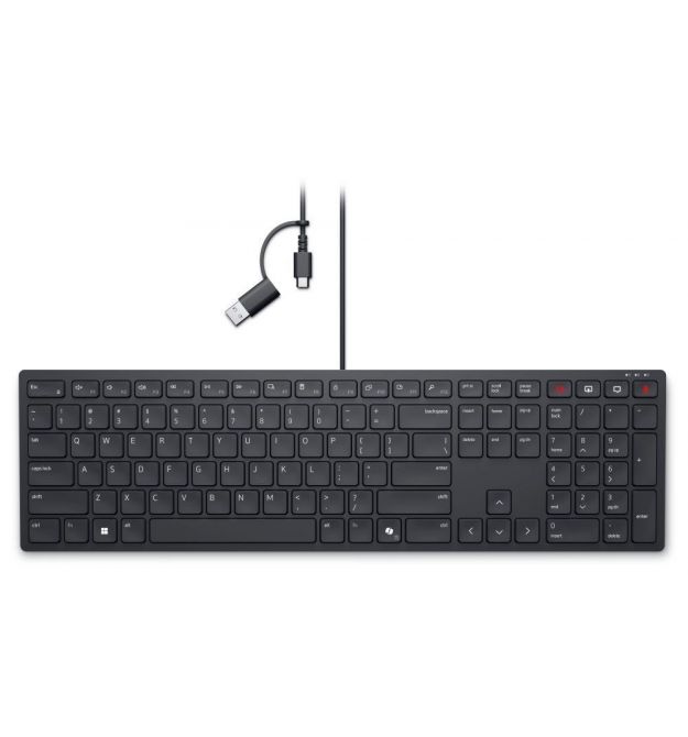 Dell Клавіатура Dell Pro Wired Collaboration Keyboard - KB525C - Ukrainian